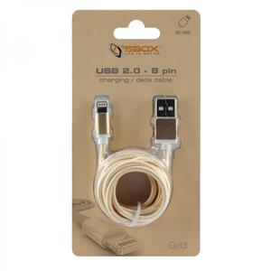 IPH-7G Iphone Lightning kabel, 1,5m, guld