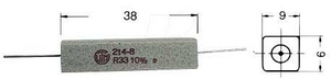 KH214-8-1K5 Resistor 9W 10% 1K5