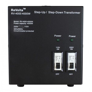 RV-4000 Revolta 4000W Step-up / Step-down Revolta 4000 Watt Step-up / Step-down transformer