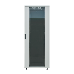 D16S66G 19&quot; standing network cabinet 16U, 600 x 600 mm, grey