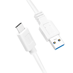 CU0177 USB-C, 3.2 til USB-A han, 3m, hvid