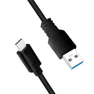 CU0167 USB-C, 3.2 til USB-A han, 0.5m, sort