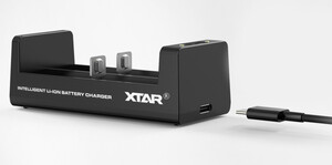 XTAR-MC2 XTAR oplader til 2x Li-Ion batterier