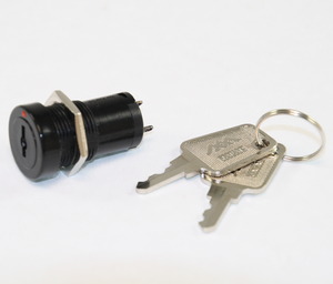 DS-770 Key Switch 125V/3A - 1 x OFF/ON. Nøgle ud i 1 position