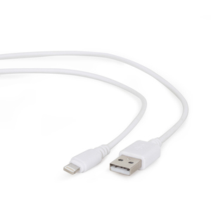 CC-USB2-AMLM-W-1M iPhone / iPad Lightning USB kabel, hvid, 1 meter