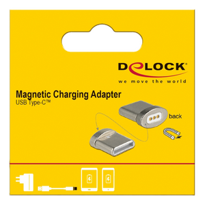 65930 Magnetisk Adapter, USB C, tilbehør, han