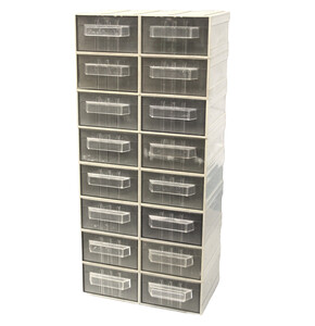 TERMOTEX BOXSYSTEM-1 Stackable Module 130 x 75 x 180 mm 2 Drawers