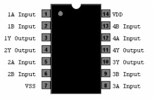 CD4081 Logik-IC Quad 2-Input AND Gate DIL-14