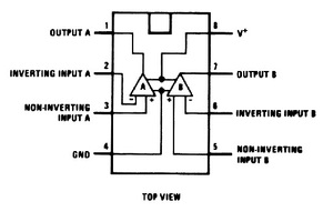 LM293N 2xComp +-18V 300ns DIP-8