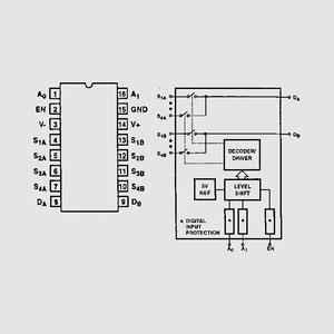 DG409DY-SMD 2x4xAnalog Switch 15V 100R SO16 DG409_