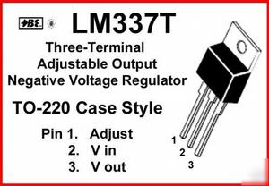 LM337T U-Reg -1,2..-37V 1,5A TO220