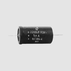 CAX00220/63-10X22 El-Capacitor 220uF/63V 10x22