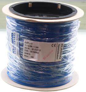 LIY05BL Wire LIY 0,5mm²  Blå