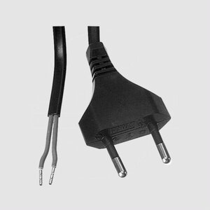NKE150S Euro Power Cable 1,5m Black Open End