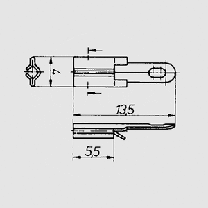 61-1459-11/0030 Contact for Pins 1,3mm RF7796