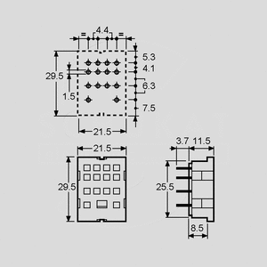 94.14SMA PCB Socket for F5534  F9414