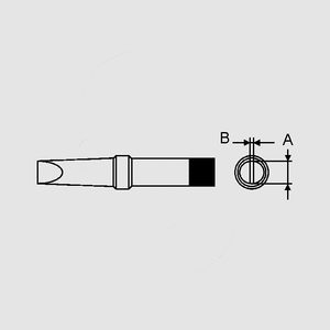 WE-PTE8 Soldering Bit Flat 5,6mm 425&deg;C 54116899 WE-PTH_ to WE-PTE_