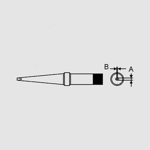 WE-PTM7 Soldering Bit Long 3,2mm 370°C 54119799 WE-PTK_, WE-PTL_, WE-PTM_