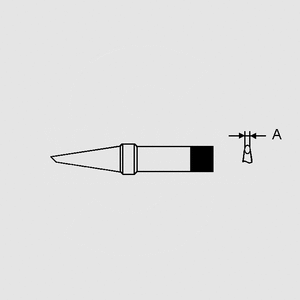 WE-PTF8 Soldering Bit Round/Bevel 1,2mm 425°C 54123899 WE-PTF_, WE-PTAA_