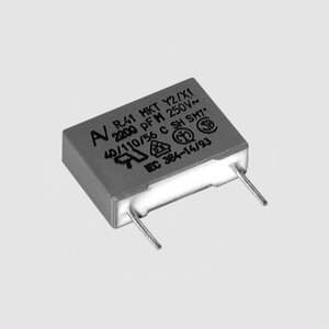 CFY100NF41 MKT Capacitor Y2 100nF 300V P22,5