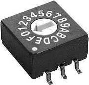 ERD116RMZ-SMD SMD Rotary Switch 16-Pole Hex Real