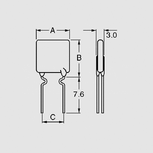 RUEF400 PolySwitch Resettable Device 30V 4,00A RUEF090 ... RUEF250