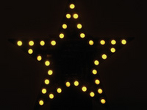 MK169Y Byggesæt: Blinkende gul stjerne