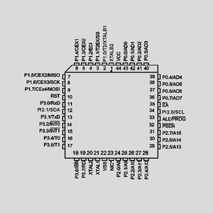 AT89C51RD2-RLTUM ISP-MC 2,7-5,5V 64K-Flash 60MHz VQFP44 AT89C51I_2-PLCC44