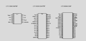 LTC1286CS8PBF 12bit Ser. ADC M&#x27;power Sampl SO8 Circuit Diagrams