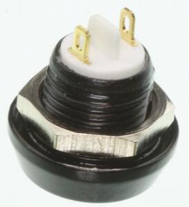 GQ12IP65-S Miniature Momentary Switch 2A IP65 Black