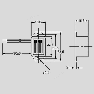 EMS-6F Buzzer 2,3-9V 25mA 75dB EMS_