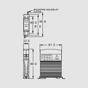 CKRD2420 Solid State Relay Z-Vers. 280V 20A DIN-R CKRD24_