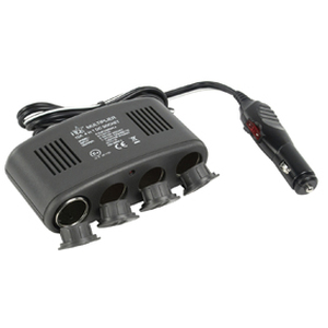 N-P.SUP.CARSPL4 4-vejs 12v multiplier med USB-output