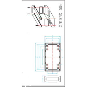 N-BOX G410 Plastkasse 120 x 60 x 40 mm