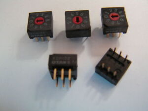 KDR10-OTAX OTAX, Rotary Code Switch, BCD, 10 positions