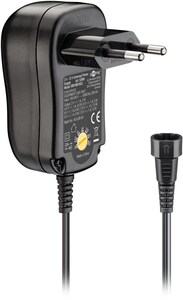 W53996 Universal 3-12V 12W Strømforsyning med USB, 1000 mA