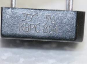 KBPC804 Ensretterbro 400V 8A QUAD-19