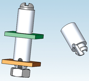 SSRS4-5-01 SPACER STACK SELF-RETAINING 3,18/7,9mm, 1000 stk. Illustration