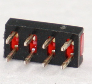WU-4-MS-4R LED array 4-dobbelt RØD