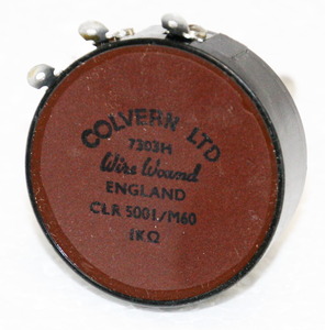 CLR5001/M60-1K Wirewound Potentiometer 5W 1K