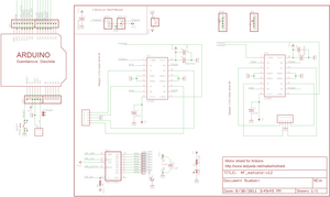 ARDU0044 Motor Drive Shield L293D til Arduino