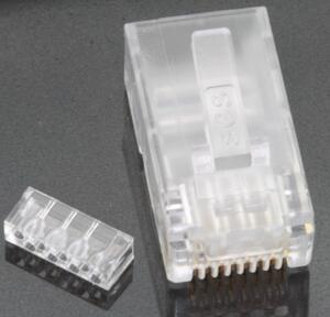 943-SP-370808M2 Cat.5e/solid/utp 8P8C RJ45 modular Plug for RUND kabel