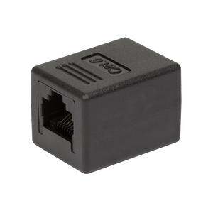 NP0034A Inline Coupler 1:1 Cat.6 RJ45 UTP, black LogiLink®