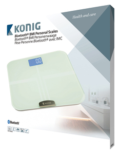 N-KN-PS900B Bluetooth personvægt med BMI