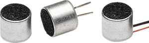 PVM-6052-5382-7GM Elektret mikrofonkapsel med ledning Ø6x5,2mm