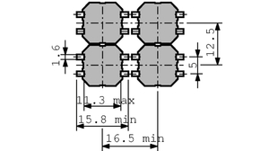 RAFI-1.14.001.503/0000 PCB Switch SMD 42VAC/DC 100mA