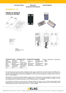 HE251 Terminalboks for 2x0.75 mm² Kabel