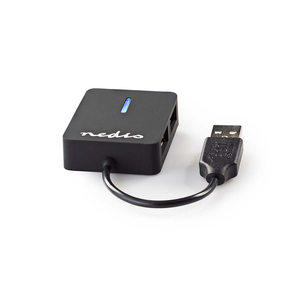 N-CSU2TH4P100BL 4-Port Hub USB 2.0 Travel Sort