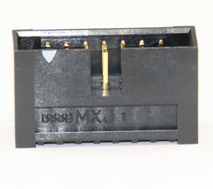 5338 MXJ Box Header Angled 14-Pole