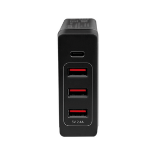 PA0122 USB bordlader, 3x USB-A port + 1x USB-C Port, 72W